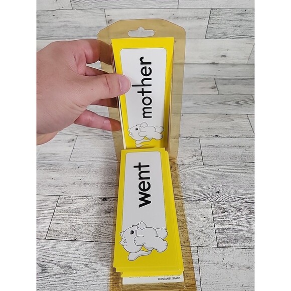 Vintage Kitty Kat Sight Words Flash Cards  School Approved 80s 90s 100 Words - Picture 3 of 3